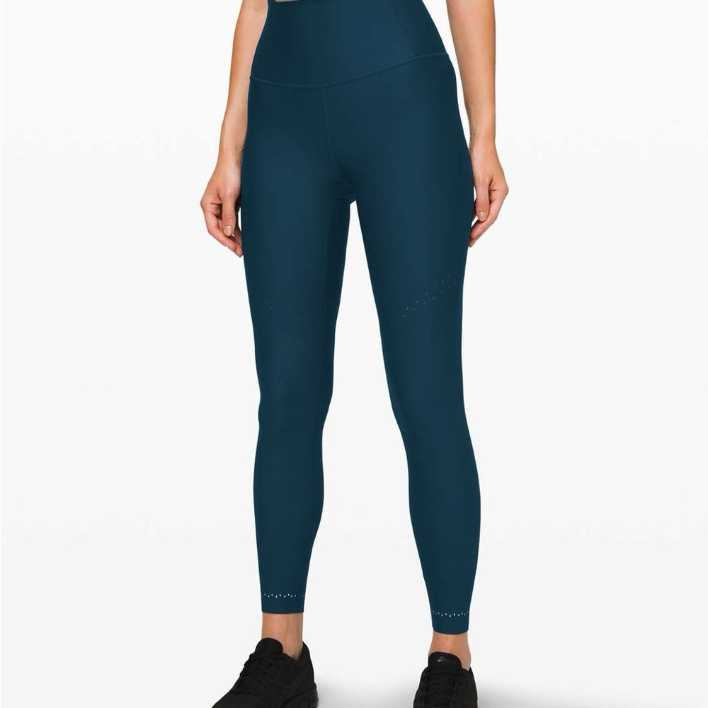 Lululemon Zoned In Tight 27” Leggings in Night Diver